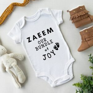 Our Bundle of  Joy  baby vest